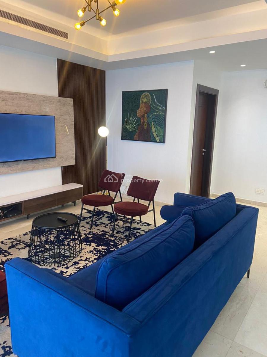 Water View Furnished 2 Bedroom Apartment with Concierge, 24hrs Light, Eko Pearl, Victoria Island (vi), Lagos, House for Rent