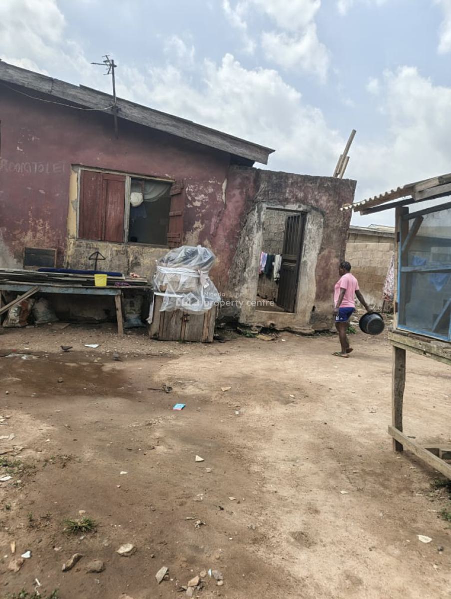 a Standard  Bungalow Situated on Nearly Half a Plot of Land, Abule Egba, Agege, Lagos, Mixed-use Land for Rent