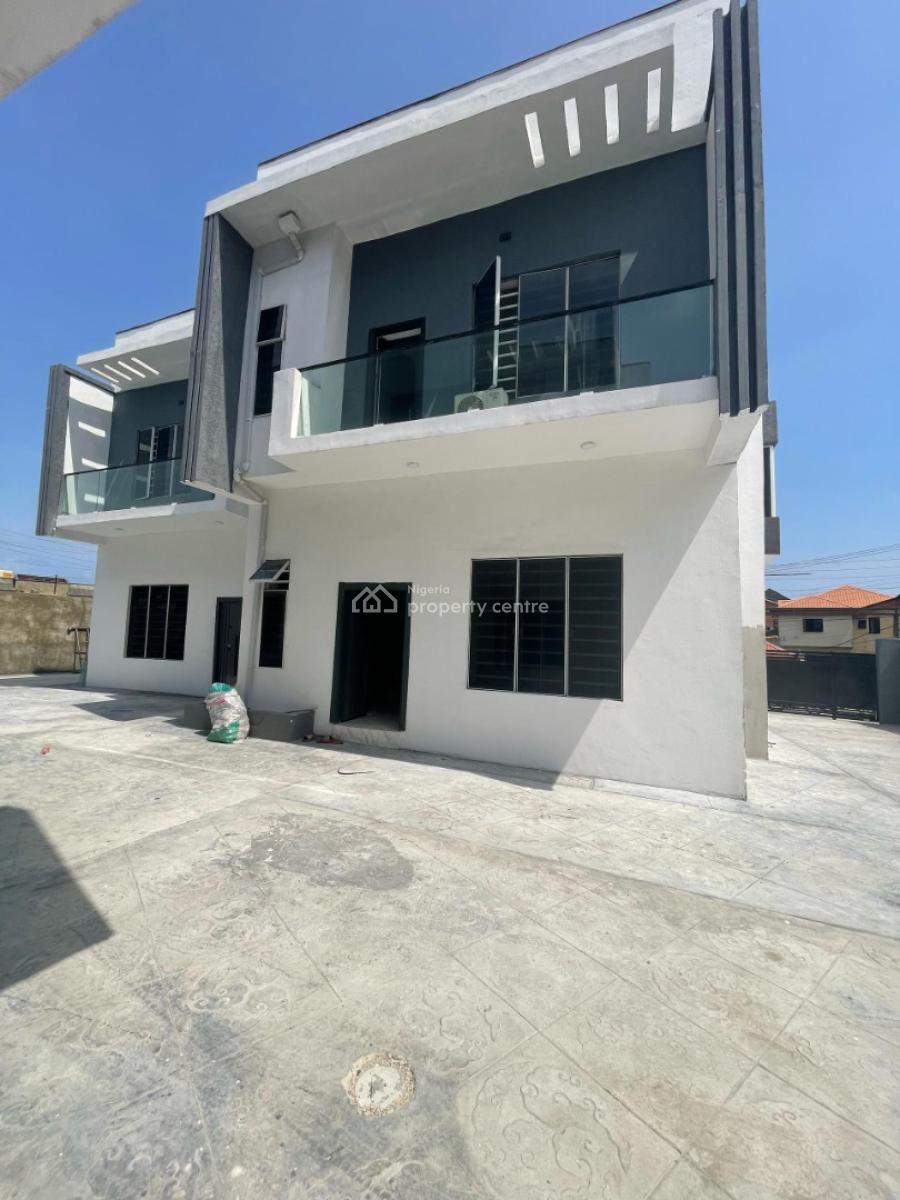 Well Built 4 Bedroom Semi Detached Duplex with Bq, Ologolo, Lekki, Lagos, Semi-detached Duplex for Sale