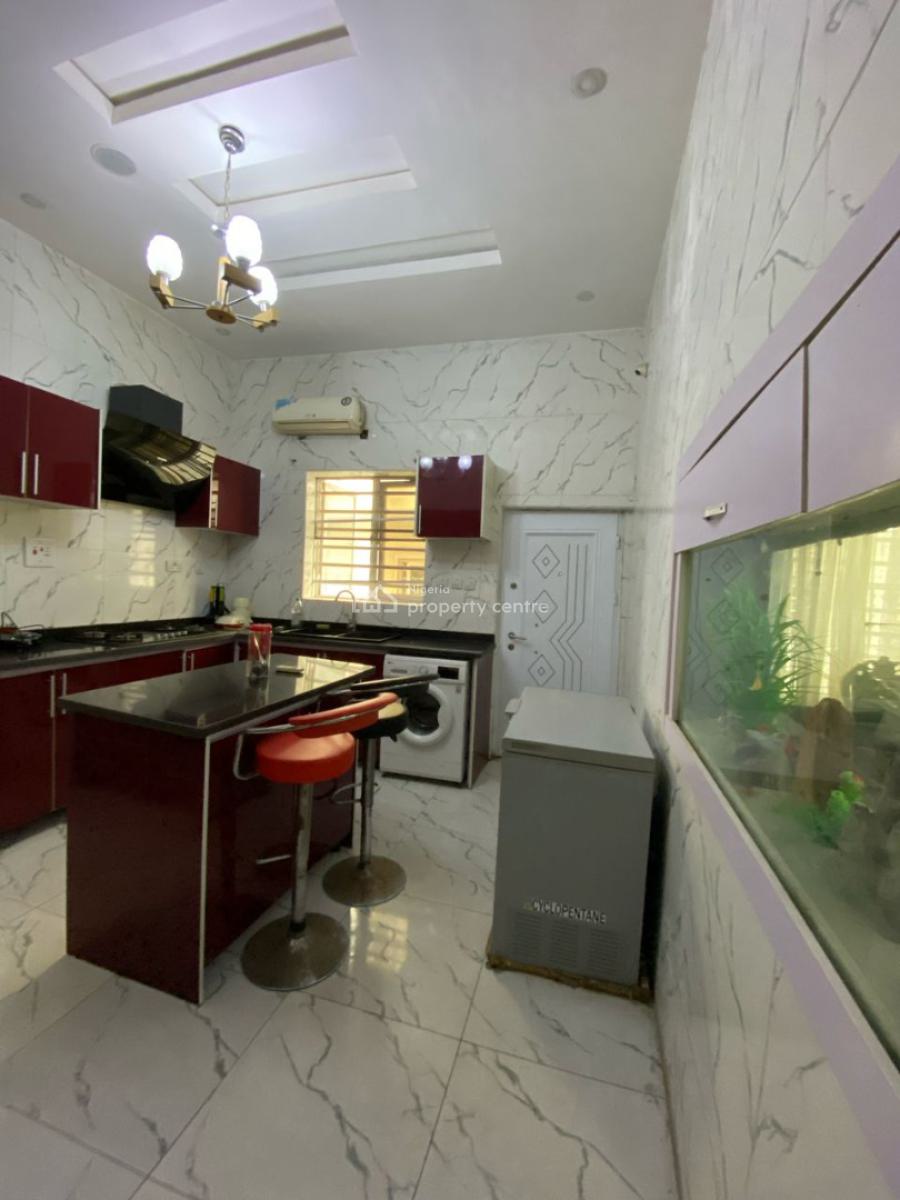 Fully Furnished and Spacious 4 Bedroom Semi Detached Duplex with Bq, Chevron Toll Gate, Lekki, Lagos, Semi-detached Duplex for Rent