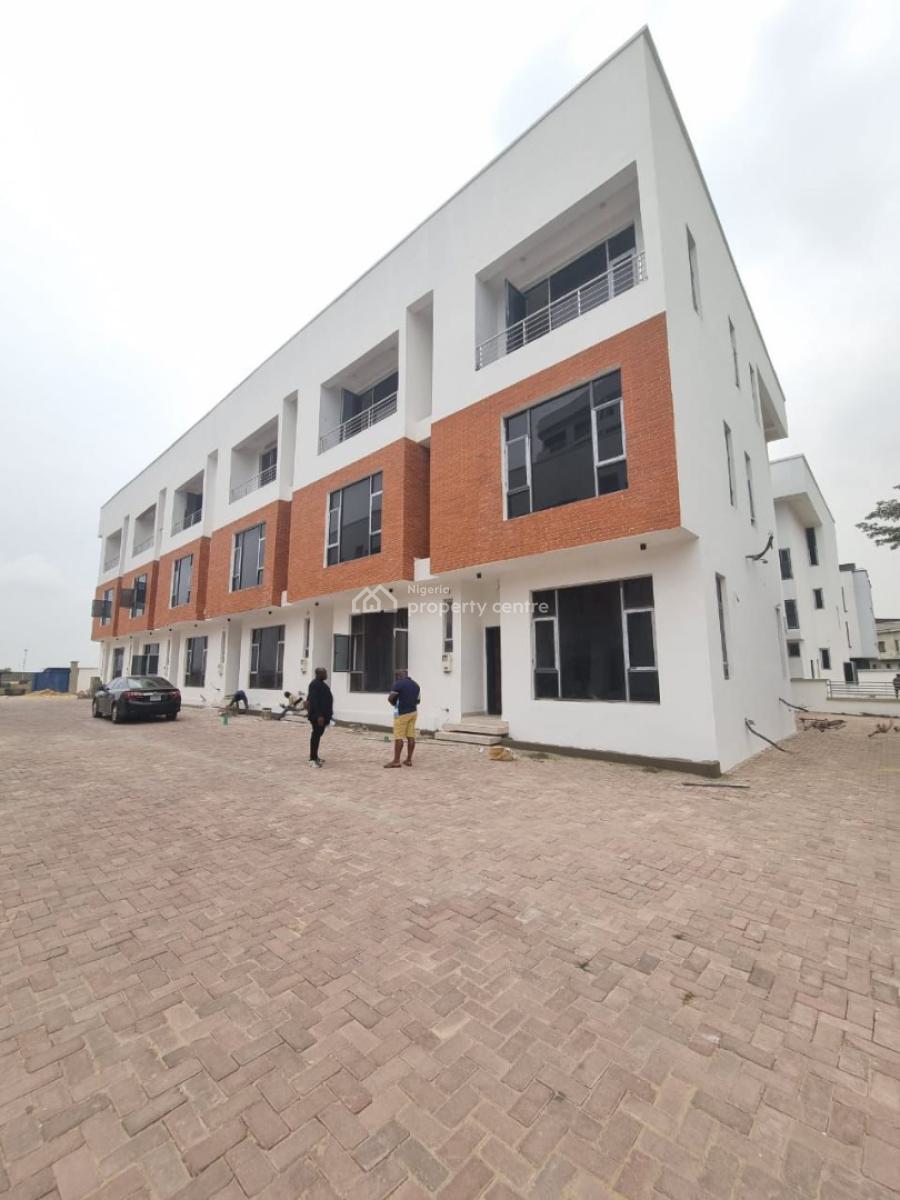 New 4 Bedrooms Terrace Duplex with Bq, Lekki Phase 1, Lekki, Lagos, Terraced Duplex for Rent