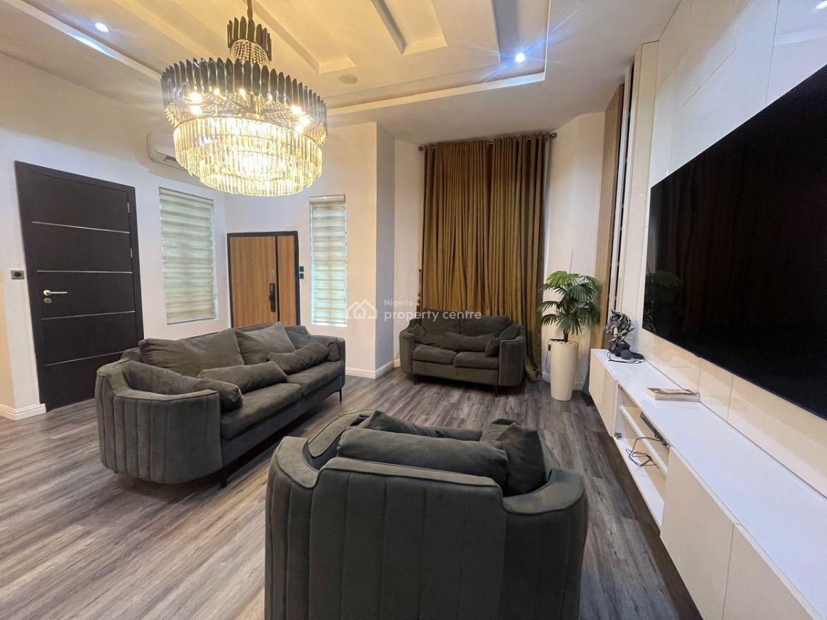 Fully Furnished 4 Bedrooms Duplex with Bq, Osapa, Lekki, Lagos, Detached Duplex for Rent
