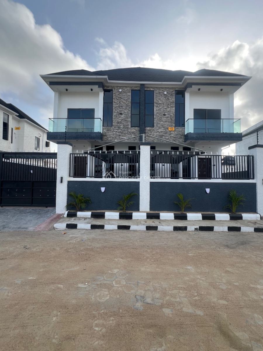 Affordable 4 Bedroom Semi Detached Duplex in a Secured Estate, Ikota, Lekki, Lagos, Semi-detached Duplex for Sale