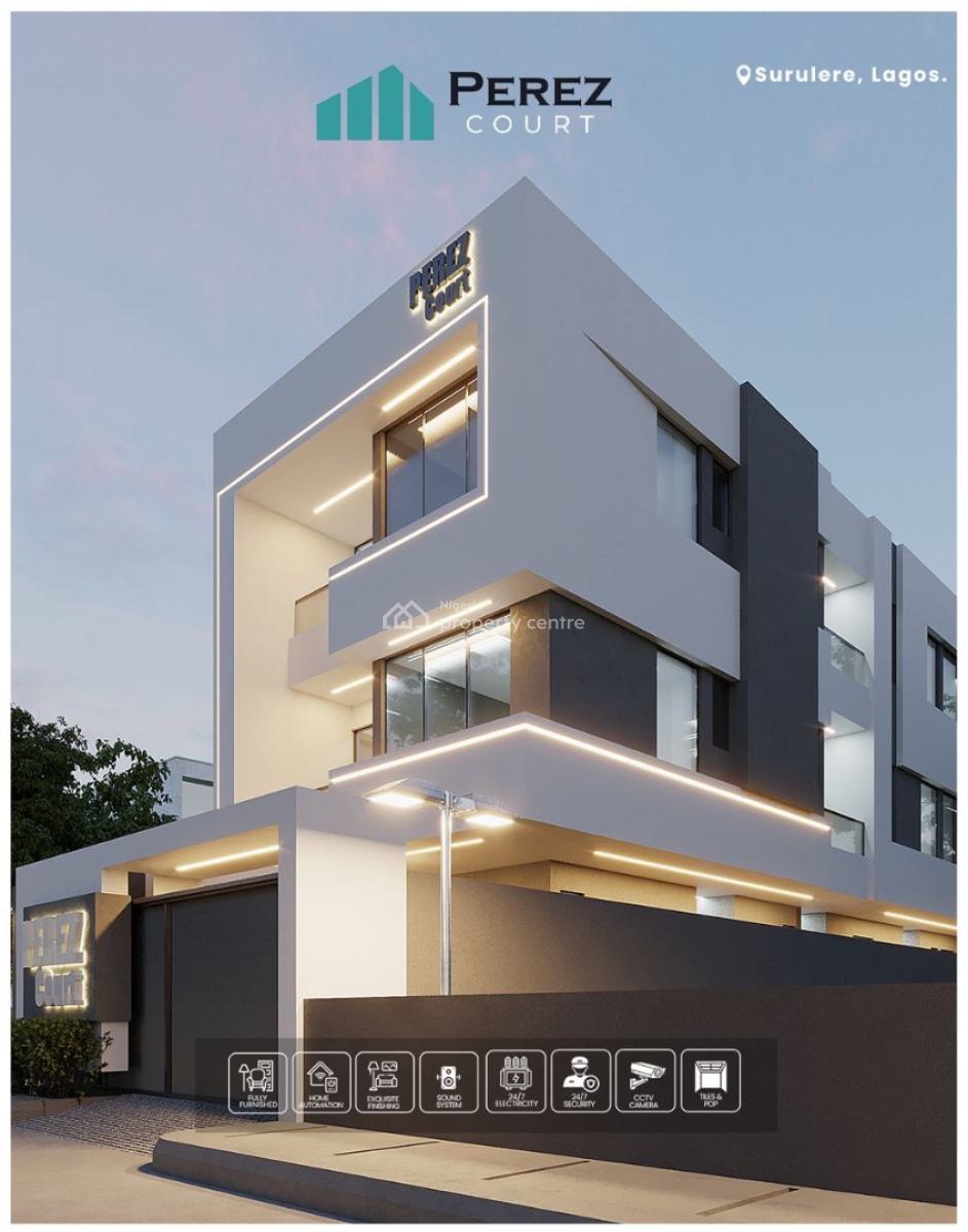 Stunning 2 Bedroom Apartment in a Serene Estate Perfect for Investment, in The Heart of Yaba, Surulere, Lagos, Flat / Apartment for Sale