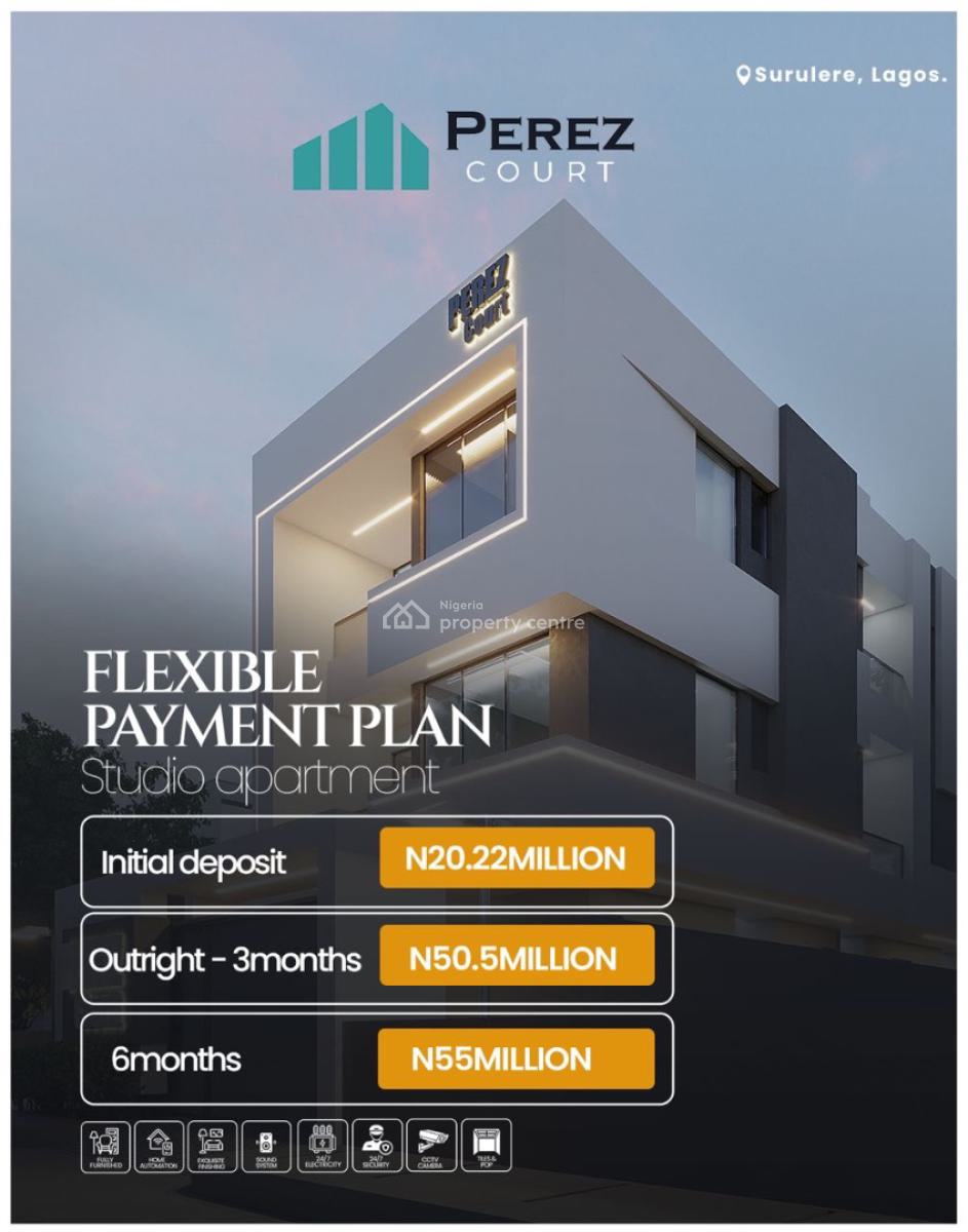 Luxury Flat Perfect Passive Income Investment, By Ojuelegba Road Leading to Yaba, Surulere, Lagos, Self Contain (single Rooms) for Sale