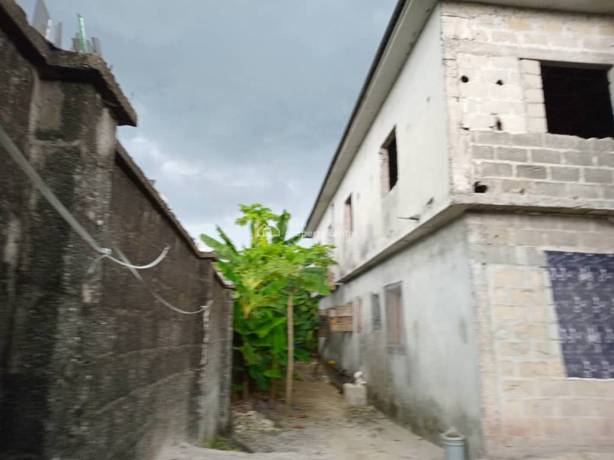 Carcass 4 Bedroom Detached Duplex on One Plot of Land, Rumuaholu/rumuokoro, Port Harcourt, Rivers, Detached Duplex for Sale