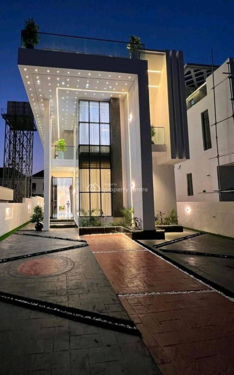 Well Finished and Aesthetically Built 5 Bedroom Duplex in Secured Estate, Chevron, Lekki, Lagos, Detached Duplex for Sale