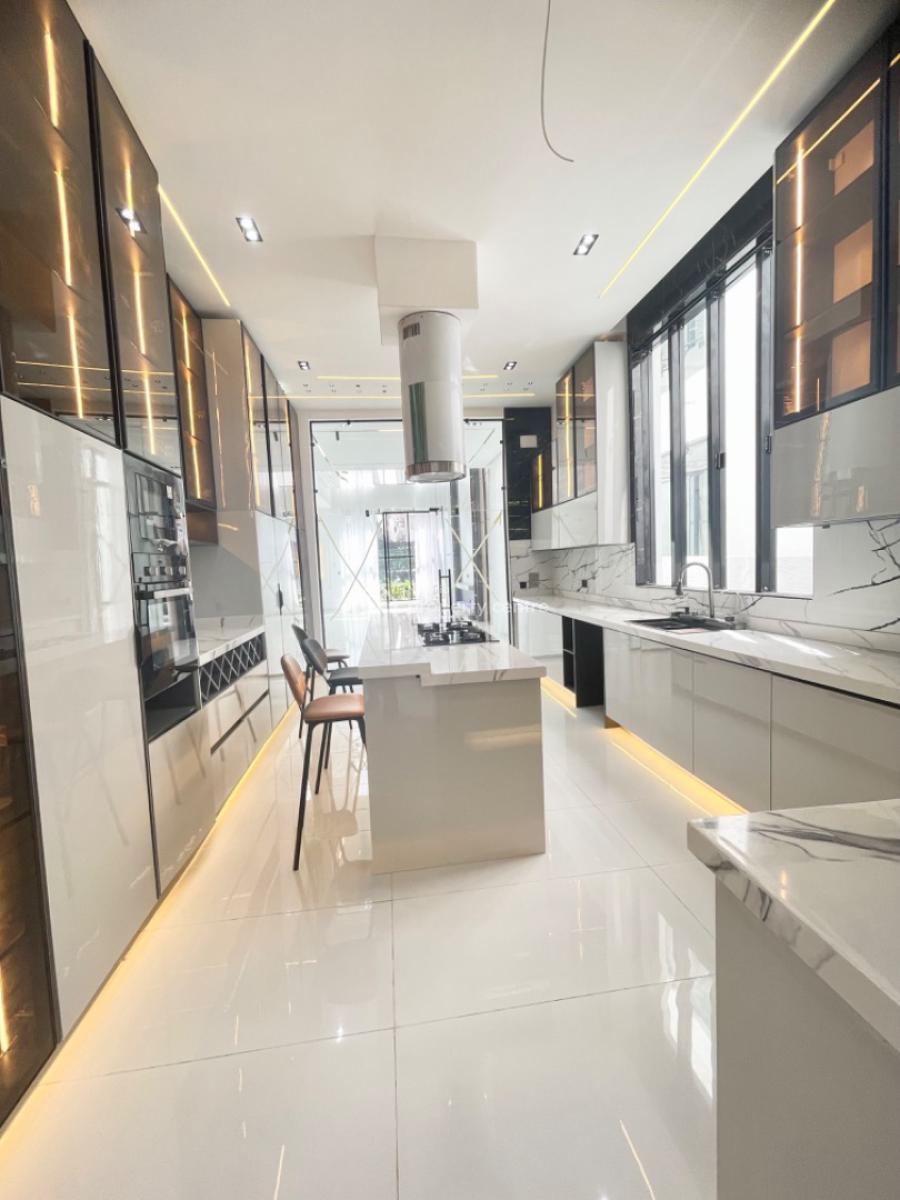 Luxury 5 Bedroom Fully Detached Duplex with Bq,pool,cinema&rooftop, Chevron, Lekki, Lagos, Detached Duplex for Sale