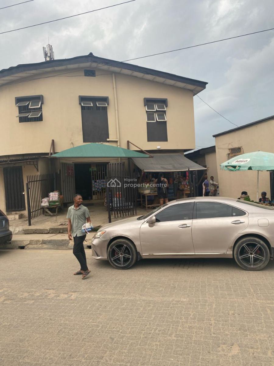 Block of 3 Bedroom Flat with Big Shops, Odududwa Street, Oworonshoki, Kosofe, Lagos, Block of Flats for Sale