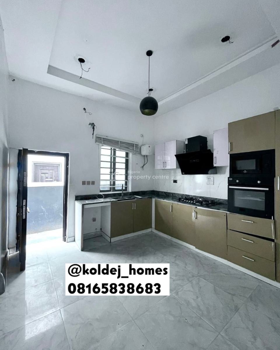 4 Bedroom Semi Detached Duplex with Bq, Chevron, Lekki, Lagos, Semi-detached Duplex for Rent