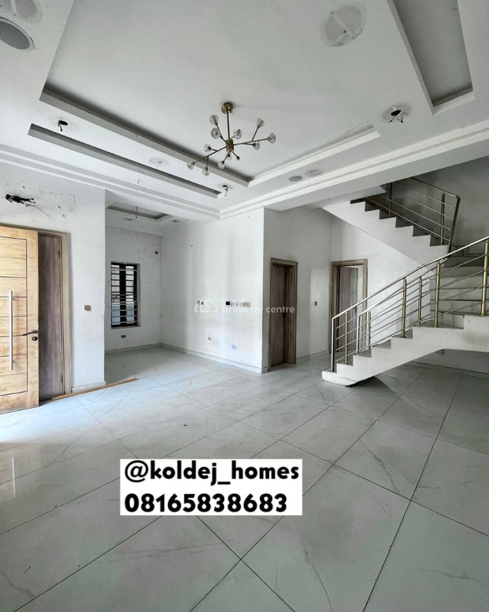 4 Bedroom Semi Detached Duplex with Bq, Chevron, Lekki, Lagos, Semi-detached Duplex for Rent