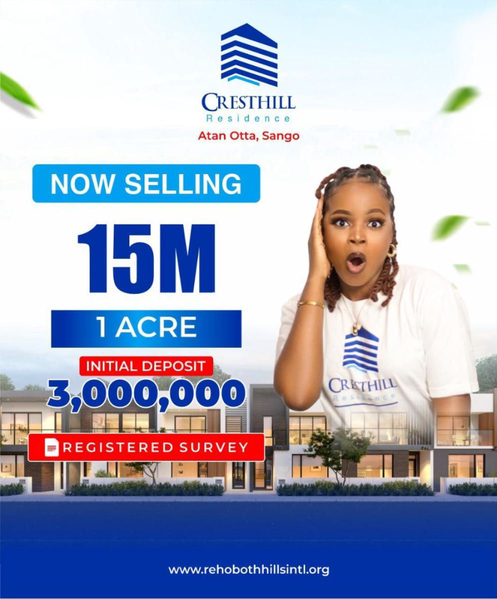 Hundred Percent Dry Land, Ado Odo, Otta, Ado-odo/ota, Ogun, Residential Land for Sale