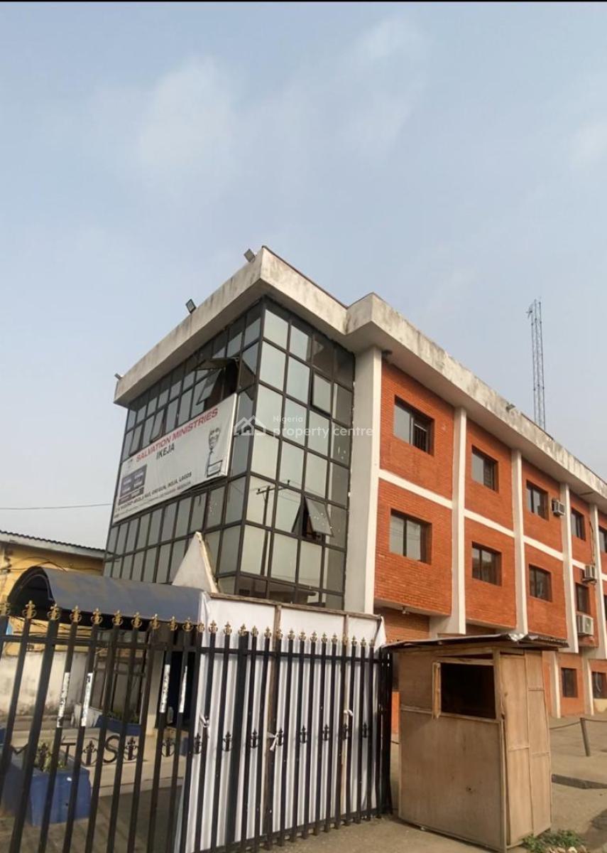 Storey Office Block on Corner Piece, Along Kudirat Abiola Way, Oregun, Ikeja, Lagos, Office Space for Sale