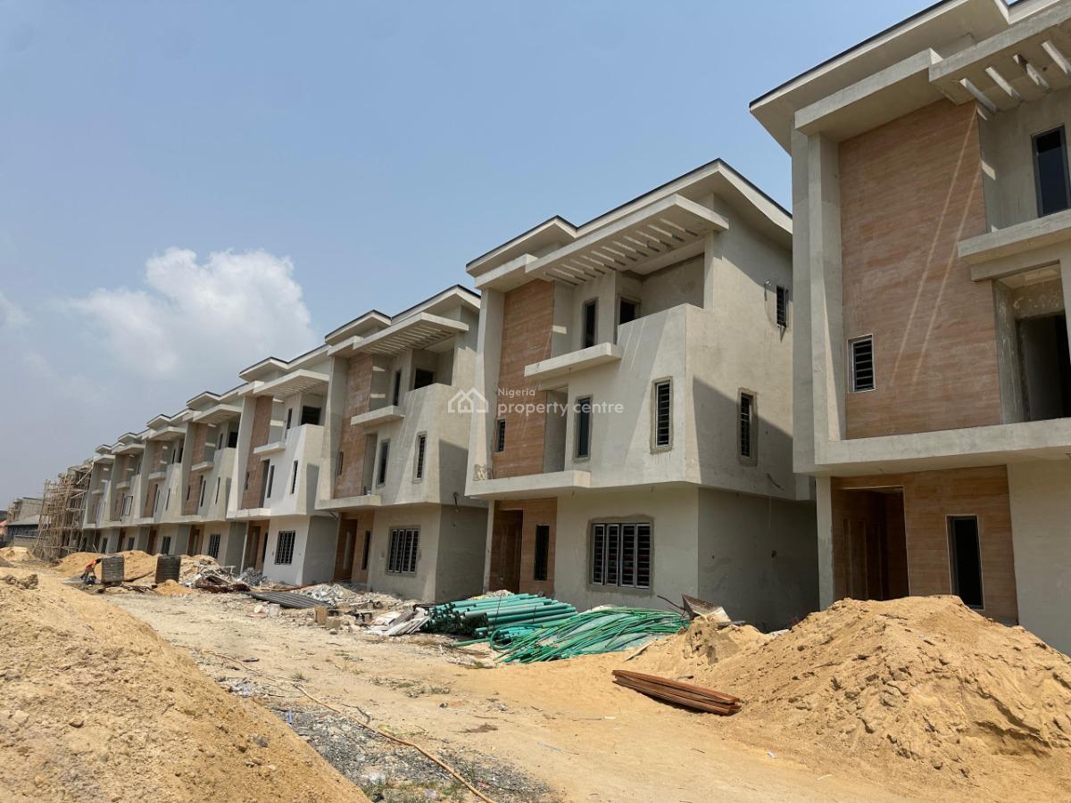 Smart Luxury 3 Bedroom Terrace Duplex with Bq, Oko Ado , Lagos Business School, Ado, Ajah, Lagos, Terraced Duplex for Sale