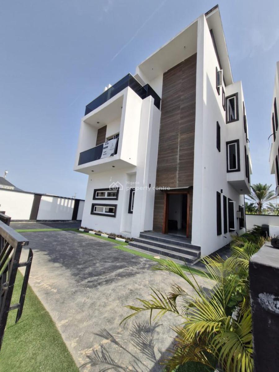 Contemporary Styled 5 Bedroom Detached Duplex with Swimming Pool, Bq, Chevron Drive, Lekki, Lagos, Detached Duplex for Sale