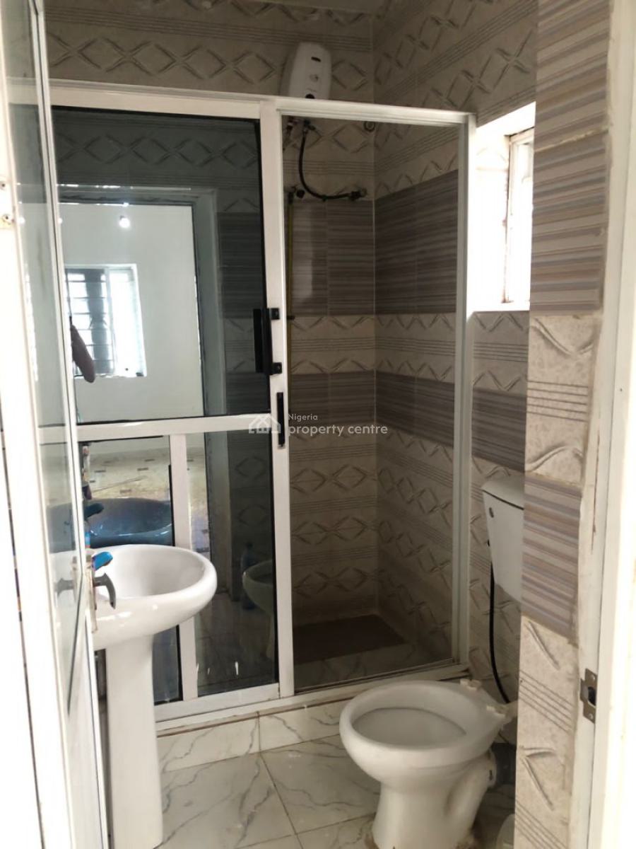 Service 2 Bedroom Flat with Kitchen and Large Living Room with Bacolny, Osapa, Lekki, Lagos, Flat / Apartment for Rent