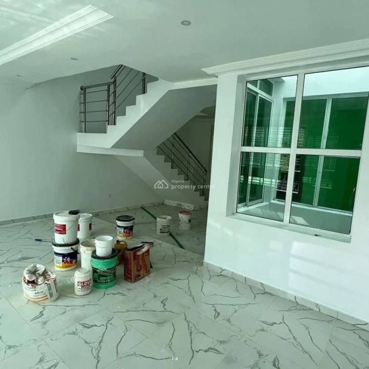 3 Bedroom Terrace Duplex with Bq, Monastery Road By Shoperite Sangotedo, Ajah, Lagos, Terraced Duplex for Rent