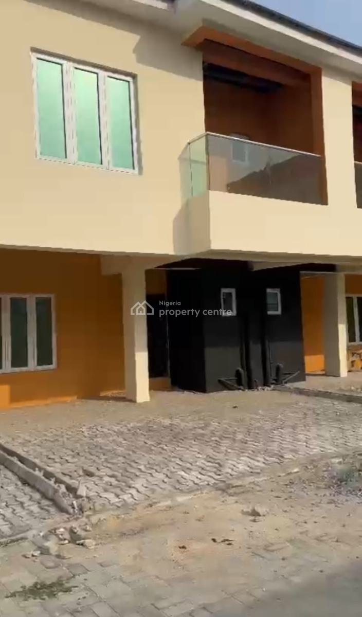 Luxury Carcass 3 Bedrooms Terrace Duplex Corner Pieces, Premier Estate Behind Enyo Filling Station, Ikate, Lekki, Lagos, Terraced Duplex for Sale