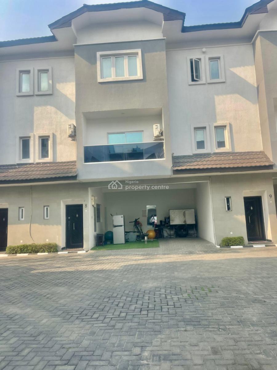 Luxury 3 Bedrooms Terrace Duplex with a Bq, Right Hand Side, Lekki Phase 1, Lekki, Lagos, Terraced Duplex for Sale
