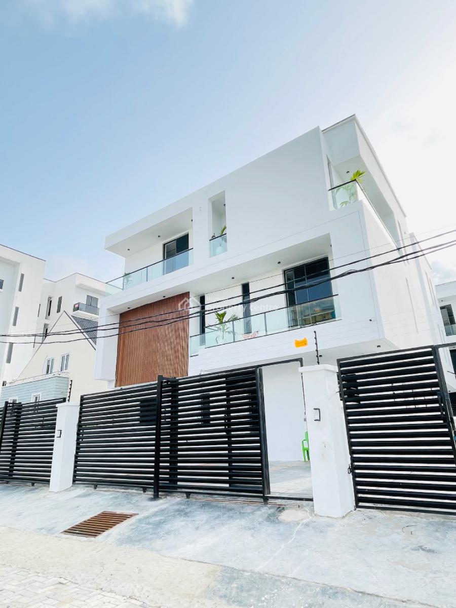 Panoramic 4-bedroom Semi Detached Duplex with Bq in a Gated Estate, Charming 4-bedroom Semi Detached Duplex in Sought-after Estate, Ikate, Lekki, Lagos, Semi-detached Duplex for Sale