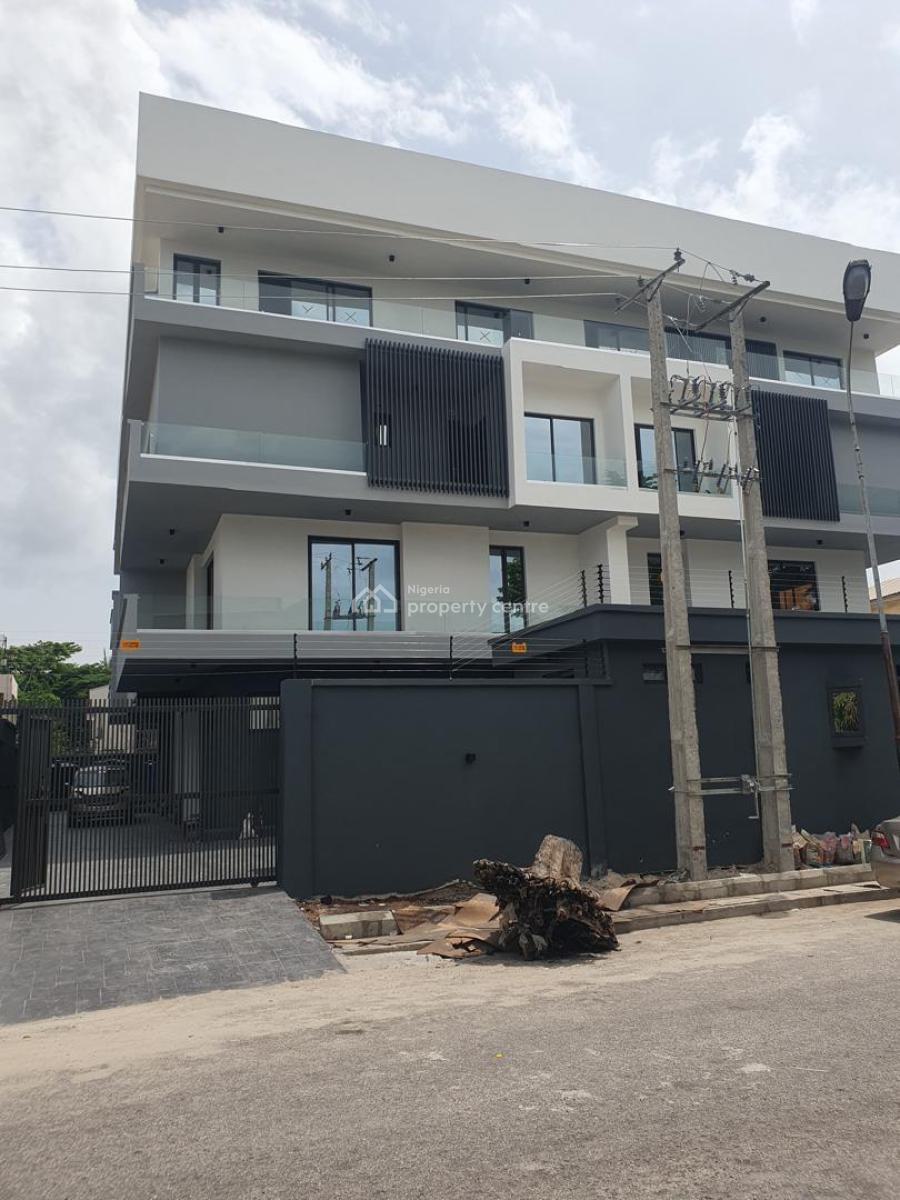 Newly Built 2 Units of Four(4) Bedrooms Terraces with Bq Each, Lekki Phase 1, Lekki, Lagos, Terraced Duplex for Rent