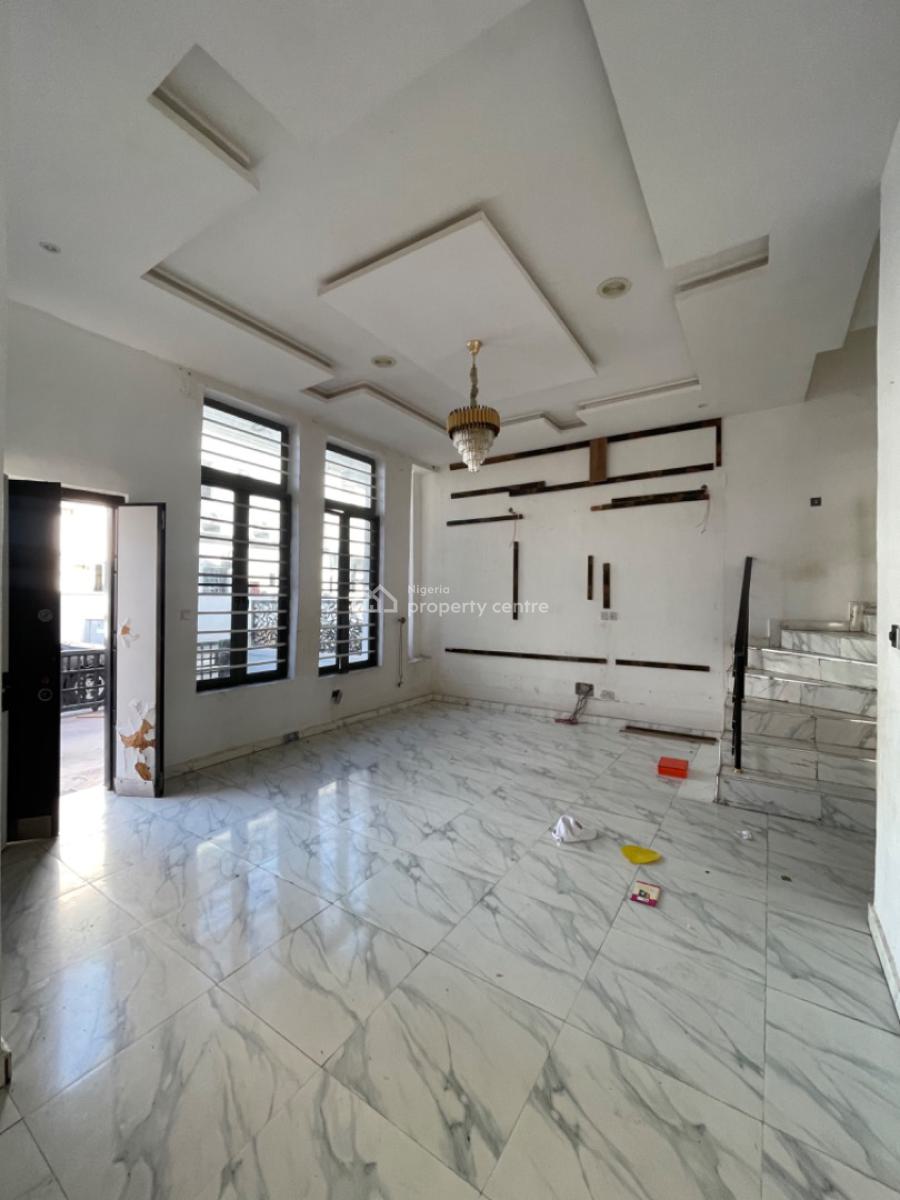 4bedroom Semi Detached Duplex with a Bq, Chevron, Lekki, Lagos, Semi-detached Duplex for Rent