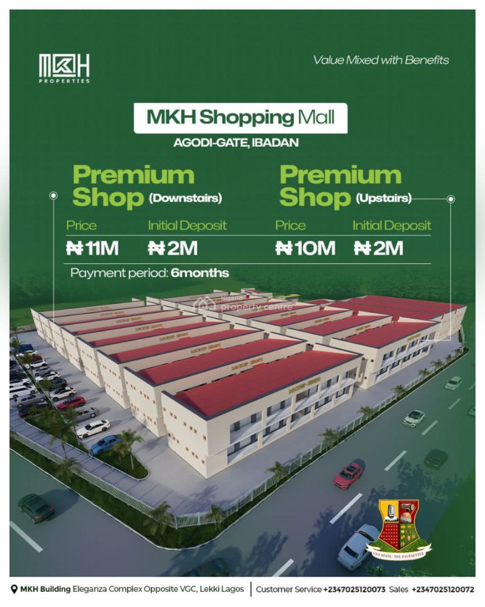 Mkh Shopping Mall, Agodi Gate, Ibadan, Oyo, Shop for Sale