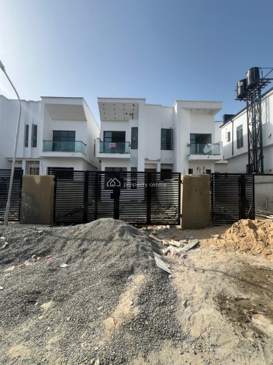 4 Bedroom Semi-detached Duplex in a Secured Estate, Ikota, Lekki, Lagos, Semi-detached Duplex for Sale