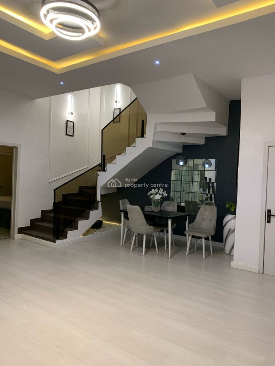 Tastefully Built and Partly Furnished 4 Bedroom Terrace Duplex, Ikota Gra, Lekki, Lagos, Terraced Duplex for Sale