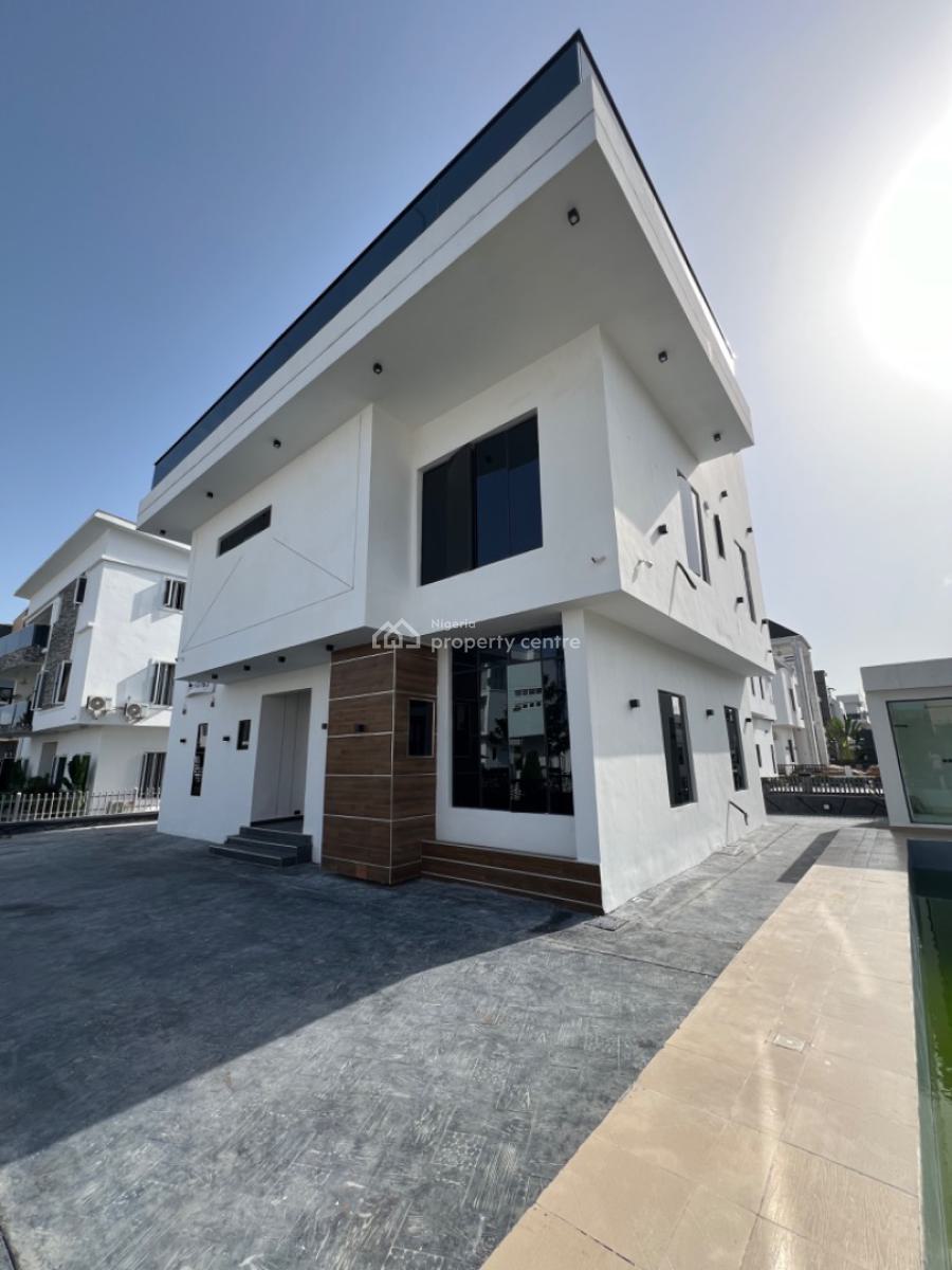 Elegant 5bedroom Fully Detached Duplex with Pool,cinema & Terrace, Osapa, Lekki, Lagos, Detached Duplex for Sale