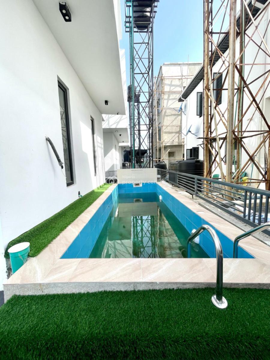 Luxurious Perched 5 Bed Smart Home with Cinema, Swimming Pool, Roof, 2nd Toll Gate Lekki Lagos, Lekki, Lagos, Detached Duplex for Sale