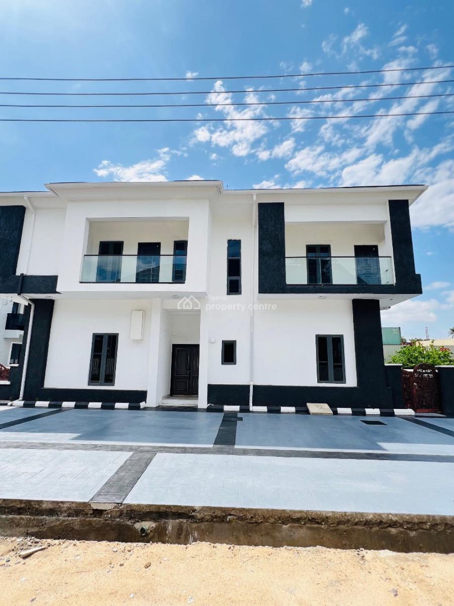 Fantastic Newly Built 5 Bedroom Fully Detached Duplex Plus Bq, Exquisitely Finished Home Is a Well Secured and Serene Estate, Yaba, Lagos, Detached Duplex for Sale