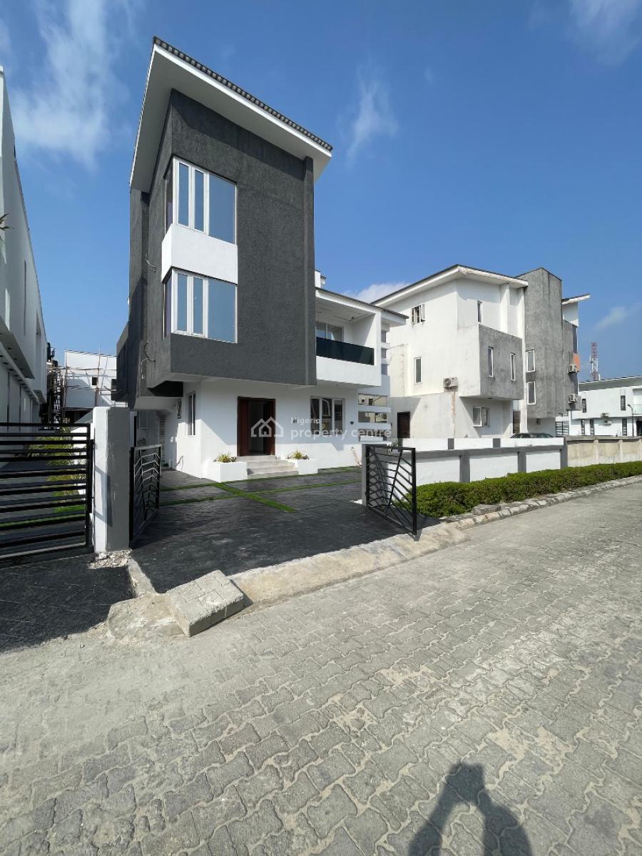 Stunning 5 Bedroom Fully Detached Duplex with a Room Bq and Pool, in a Secured Estate in Chevron, Lekki, Lagos, Detached Duplex for Sale