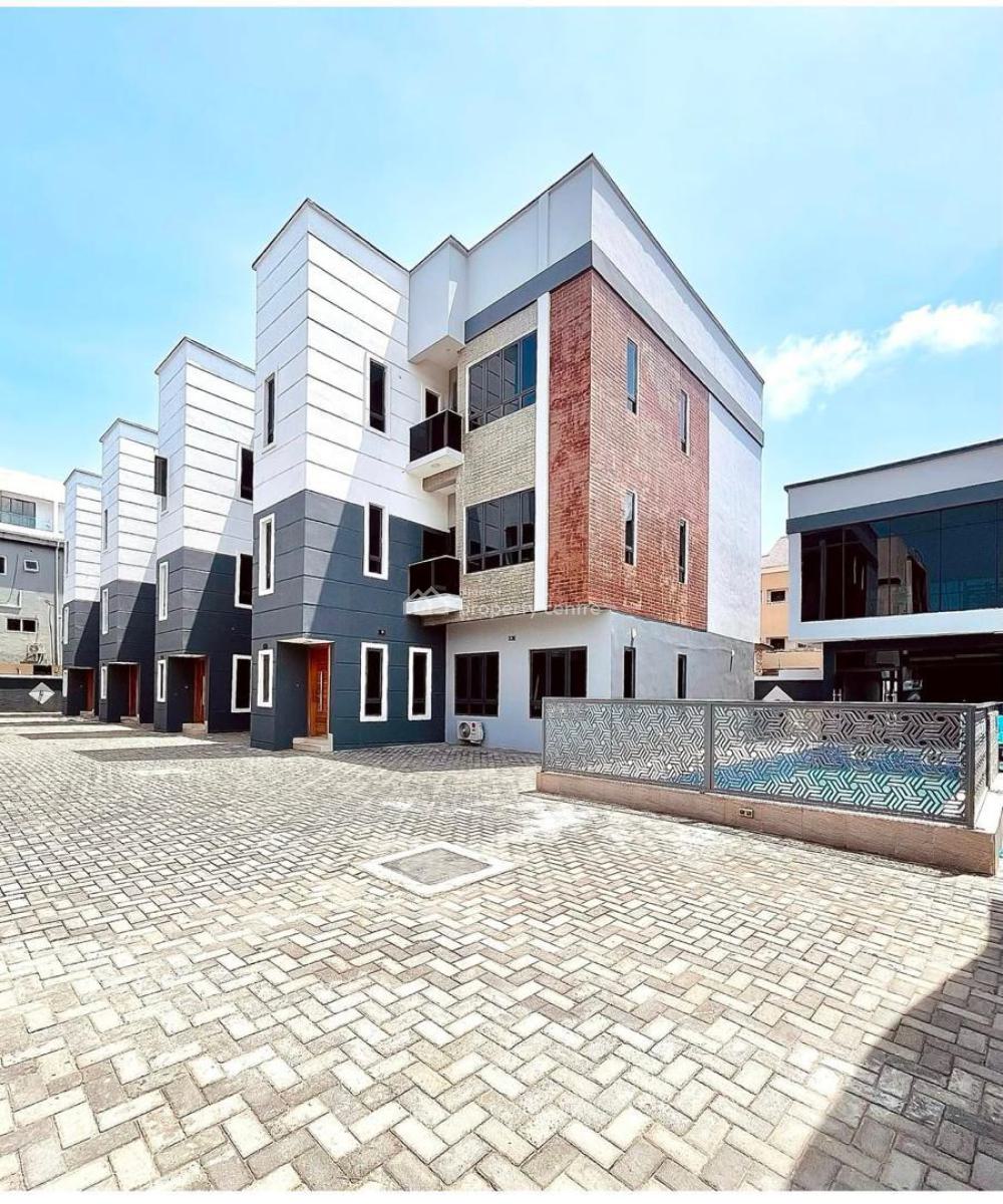 4 Bedroom Terrace Duplex with a Bq, Lekki, Ikate Elegushi, Lekki, Lagos, Terraced Duplex for Sale