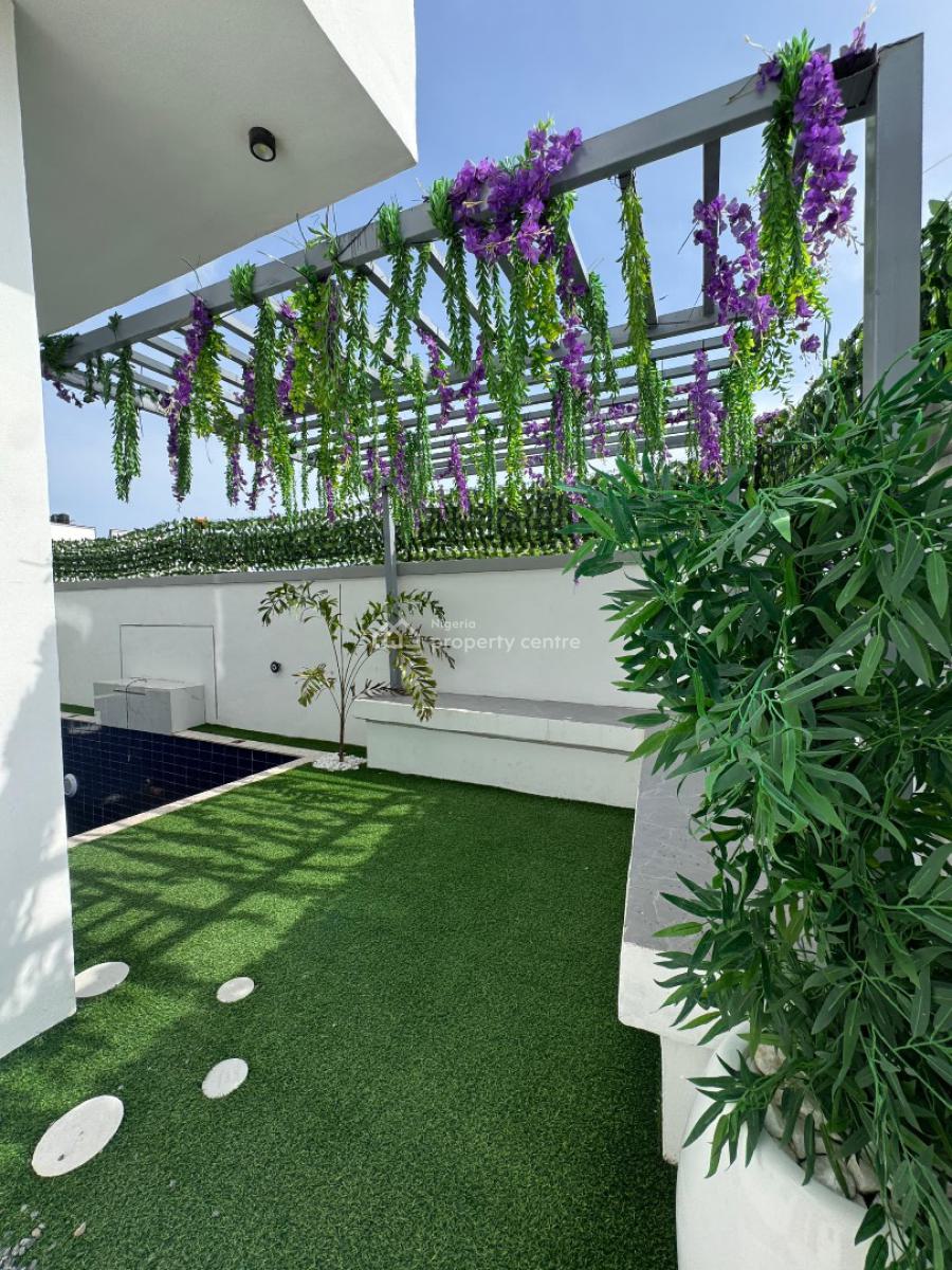 Contemporary 5 Bedroom Detached  Duplex with Bq & Pool, Ajah, Lagos, Detached Duplex for Sale