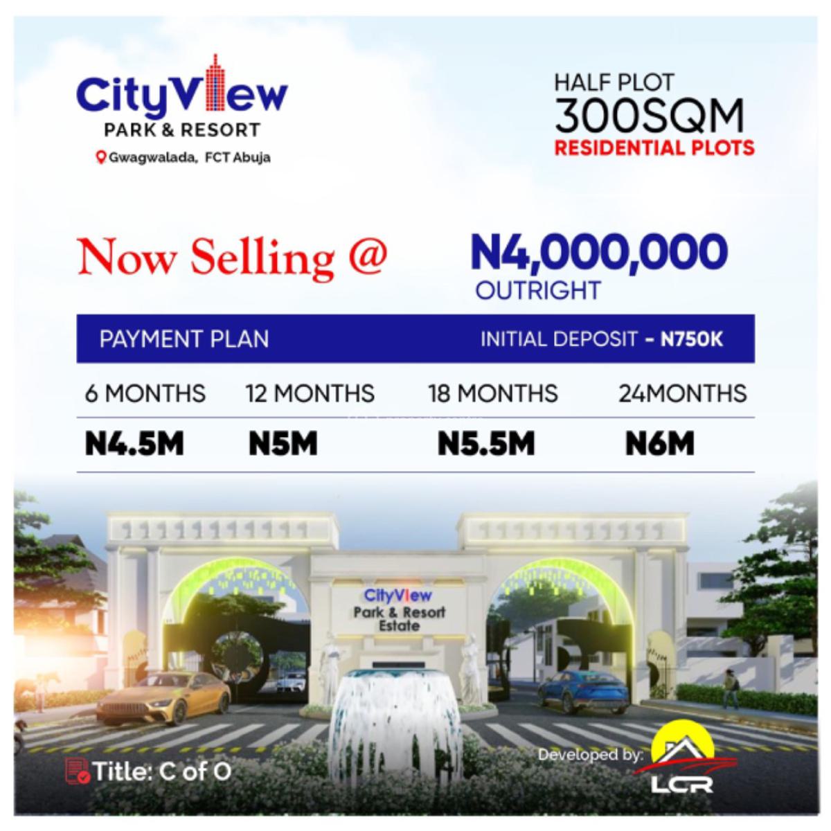 C of O Estate Land Available in Abuja, Gwagwalada, Abuja, Mixed-use Land for Sale
