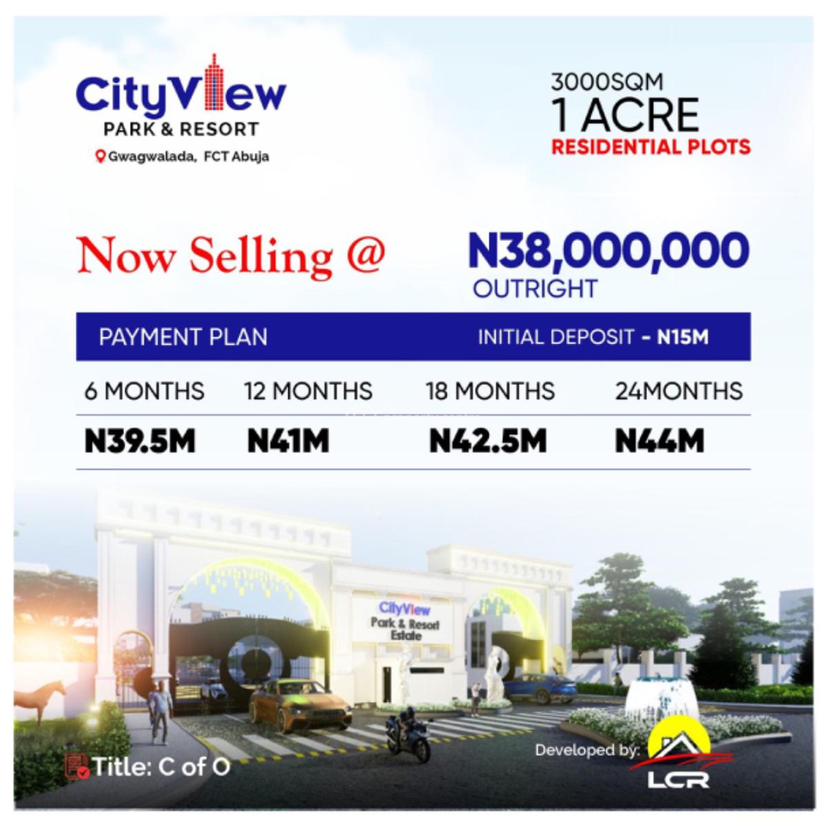 City View Park and Resort Offers Exceptional Value for Your Money, Gwagwalada, Abuja, Mixed-use Land for Sale