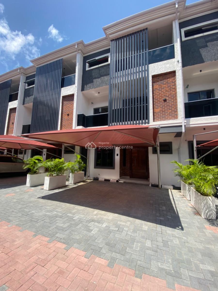 Bran New Luxury 4 Bedrooms Terrace Duplex with Bq and Pool, Ikate, Lekki, Lagos, Terraced Duplex for Sale