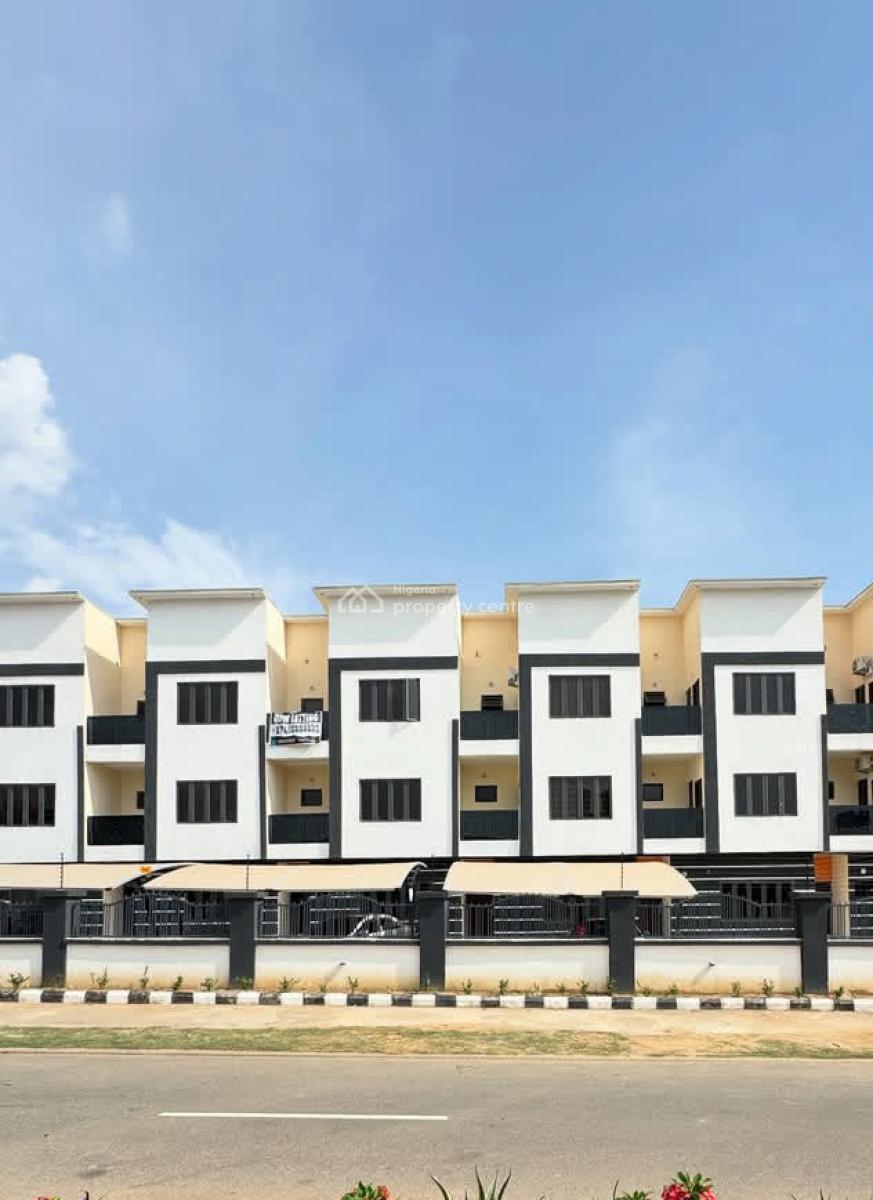 Newly Built 4 Bedroom Terraced Duplex, Guzape Main, Guzape District, Abuja, Terraced Duplex for Rent