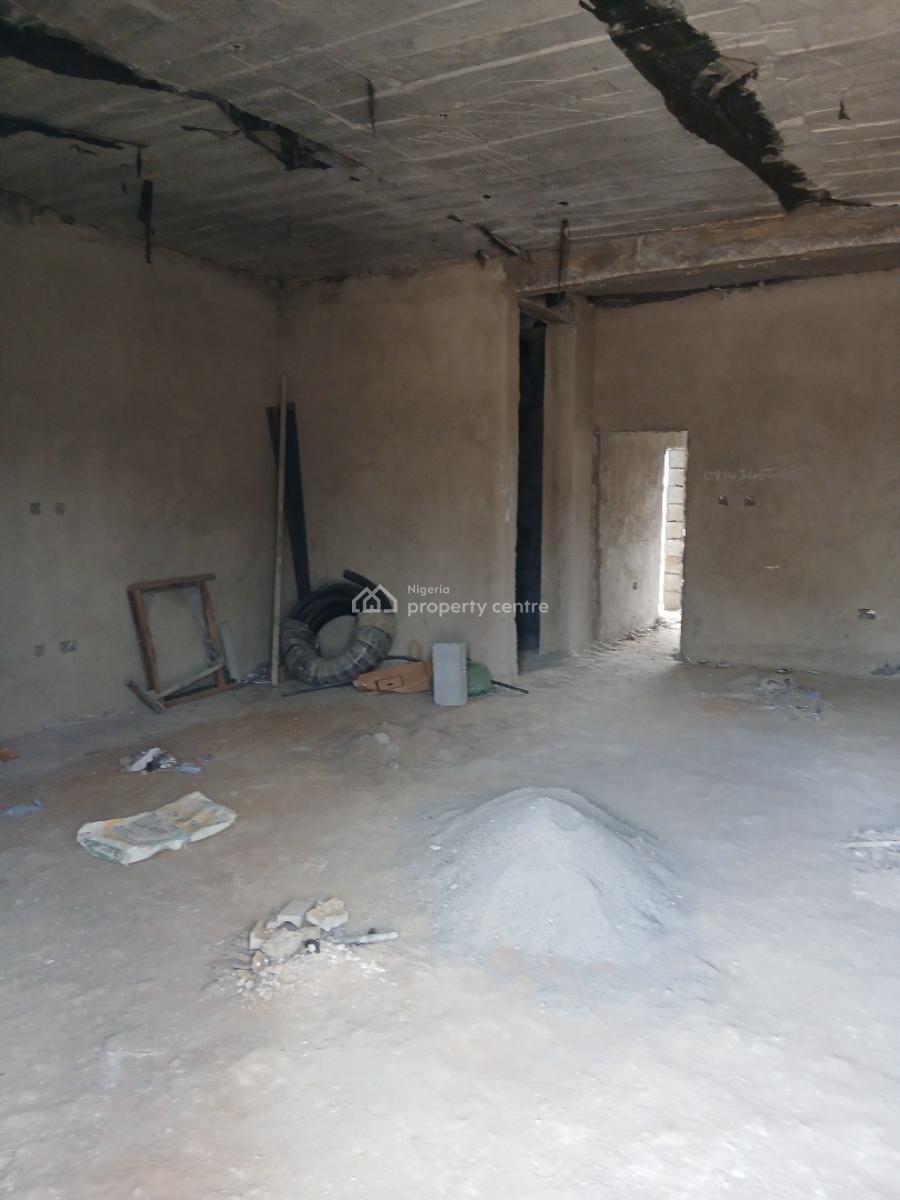Semi Finished 4 Bedrooms Semi Detached Duplex with 1 Room Bq, Fo1 Layout, Kubwa, Abuja, Semi-detached Duplex for Sale