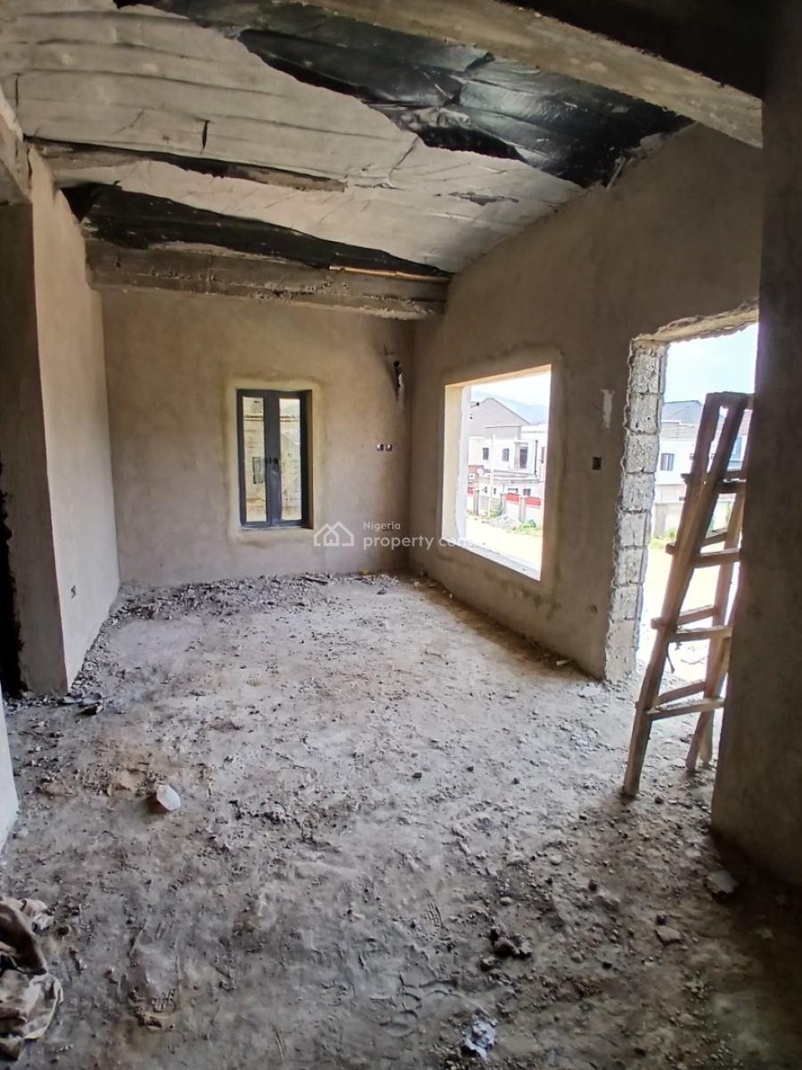 Semi Finished 4 Bedrooms Semi Detached Duplex with 1 Room Bq, Fo1 Layout, Kubwa, Abuja, Semi-detached Duplex for Sale
