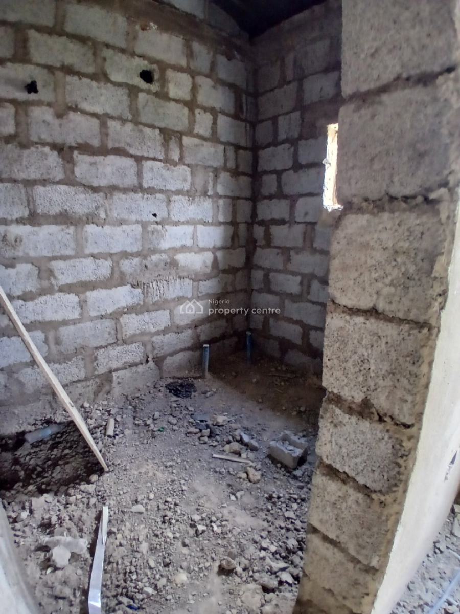 Semi Finished 4 Bedrooms Semi Detached Duplex with 1 Room Bq, Fo1 Layout, Kubwa, Abuja, Semi-detached Duplex for Sale