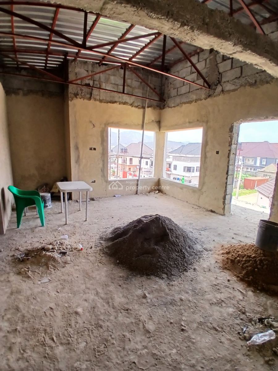 Semi Finished 4 Bedrooms Semi Detached Duplex with 1 Room Bq, Fo1 Layout, Kubwa, Abuja, Semi-detached Duplex for Sale