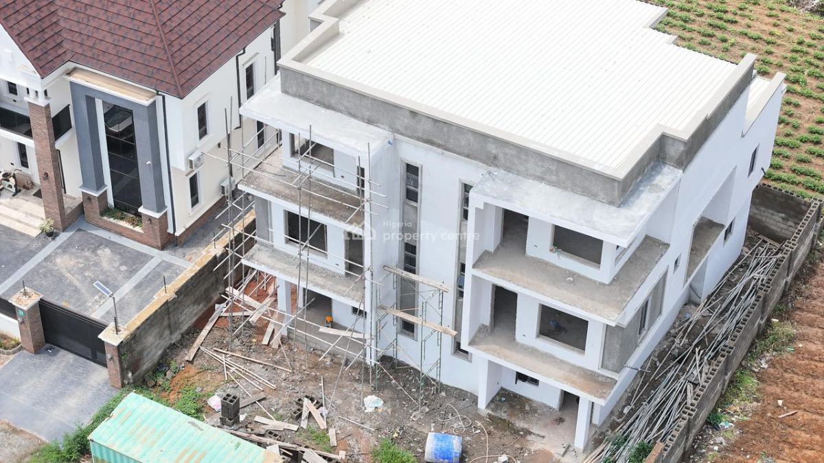 Semi Finished 4 Bedrooms Semi Detached Duplex with 1 Room Bq, Fo1 Close to Military Pension Board, Fo1 Layout, Kubwa, Abuja, Semi-detached Duplex for Sale