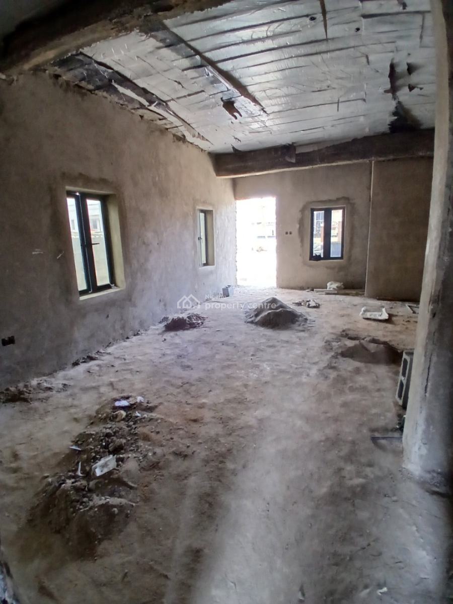 Semi Finished 4 Bedrooms Semi Detached Duplex with 1 Room Bq, Fo1 Close to Military Pension Board, Fo1 Layout, Kubwa, Abuja, Semi-detached Duplex for Sale