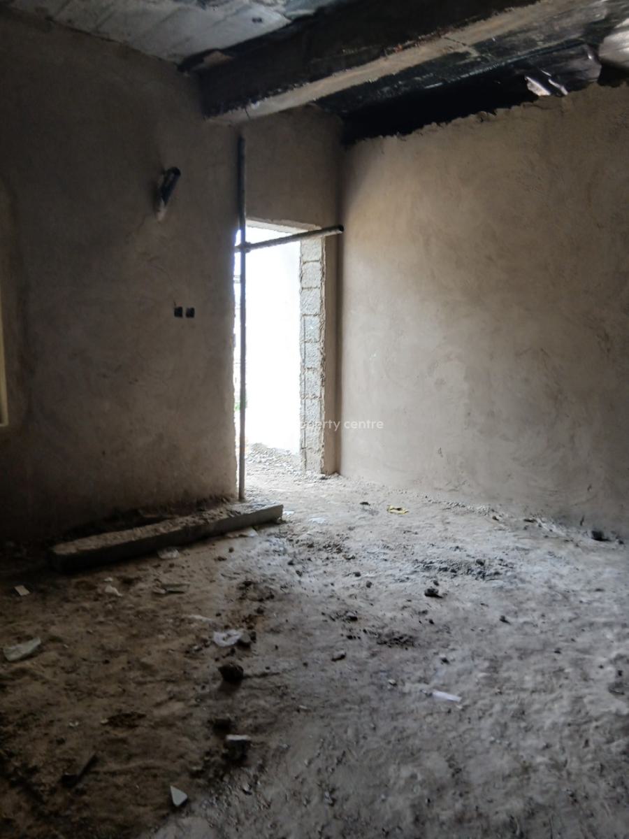 Semi Finished 4 Bedrooms Semi Detached Duplex with 1 Room Bq, Fo1 Close to Military Pension Board, Fo1 Layout, Kubwa, Abuja, Semi-detached Duplex for Sale