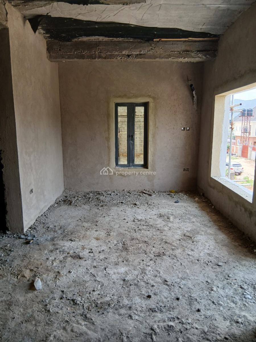Semi Finished 4 Bedrooms Semi Detached Duplex with 1 Room Bq, Fo1 Close to Military Pension Board, Fo1 Layout, Kubwa, Abuja, Semi-detached Duplex for Sale