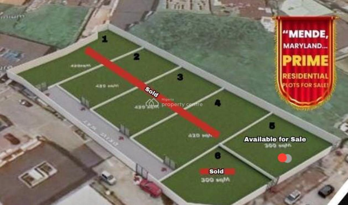 Land, Igidi Street, Mende, Maryland, Lagos, Residential Land for Sale