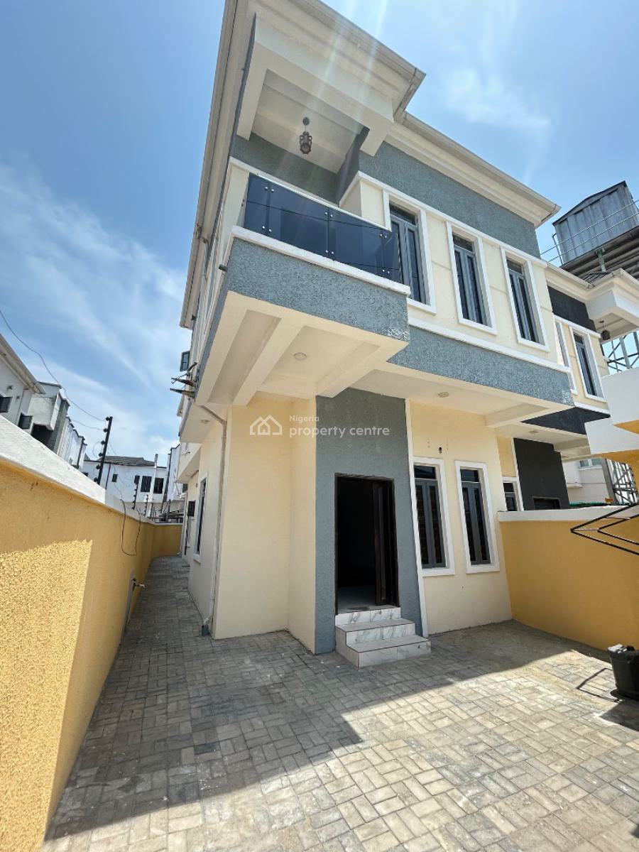 4 Bedroom Semi Detached Duplex, Chevron Area, Lekki, Lagos, Semi-detached Duplex for Sale