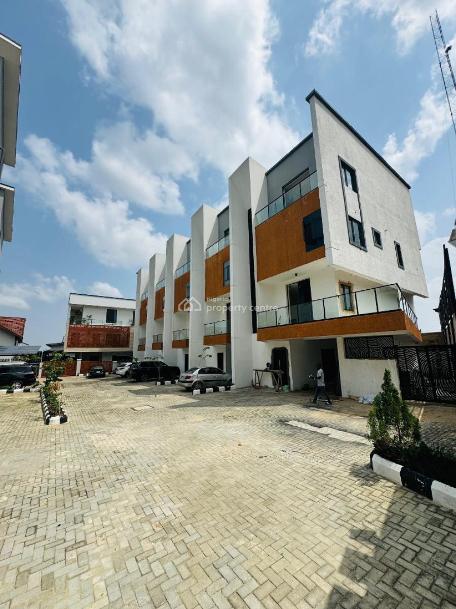 Contemporary 4 Bedroom Terrace Duplex with Bq in a Secured Environment, Maryland Inside Popular Shonibare Estate, Ikeja, Lagos, House for Sale